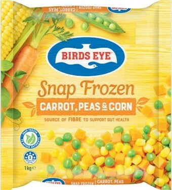 Coles Birds Eye Snap Frozen Vegetables 1kg offer