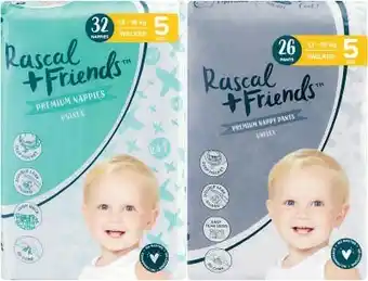 Coles Rascal + Friends Nappies 30 Pack-54 Pack or Nappy Pants 26 Pack-29 Pack offer