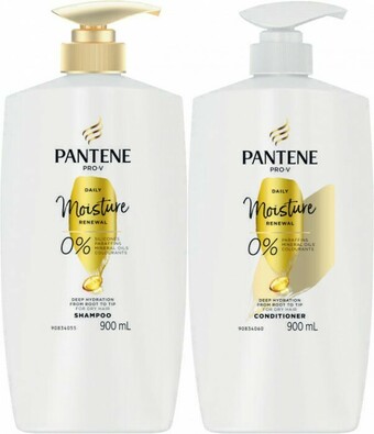 Coles Pantene Shampoo or Conditioner 900mL offer