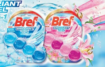 Coles Bref Brilliant Gel, Colour, Scent Switch, Deluxe or Pro Nature Toilet Cleaner 42g-50g offer