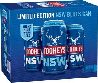 Coles Tooheys New Block Cans 30x375mL offer