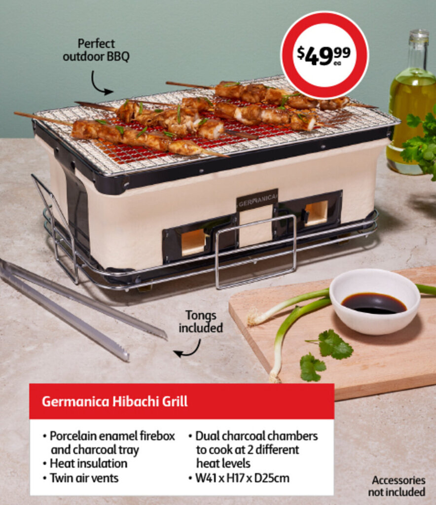 Germanica Hibachi Grill offer at Coles