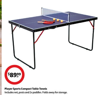 Player Sports Compact Table Tennis