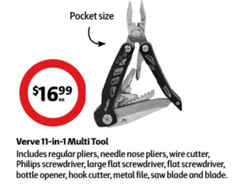 Coles Verve 11-in-1 Multi Tool offer