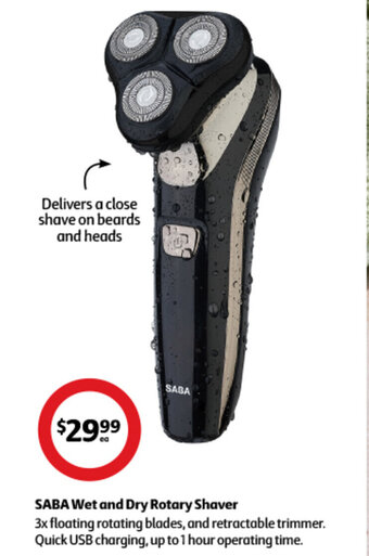 SABA Wet and Dry Rotary Shaver