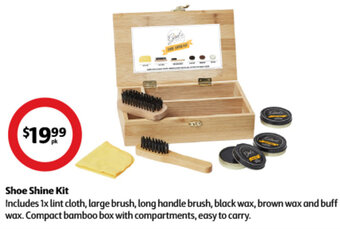 Coles Shoe Shine Kit offer