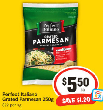 IGA Perfect Italiano Grated Parmesan 250g offer