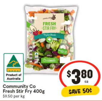 IGA Community Co Fresh Stir Fry 400g offer
