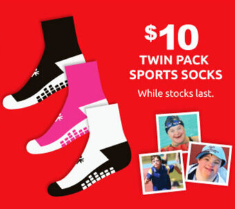IGA TWIN PACK SPORTS SOCKS offer