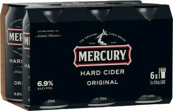 Coles Mercury Hard Cider Cans 6x375mL offer
