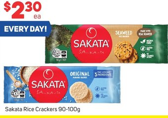 Foodland Sakata Rice Crackers 90-100g offer
