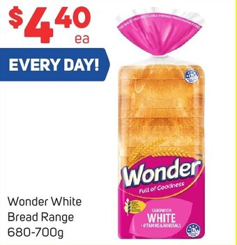 Foodland Wonder White Bread Range 680-700g offer