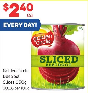 Foodland Golden Circle Beetroot Slices 850g offer