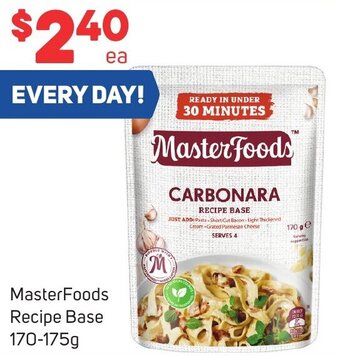 Foodland MasterFoods Recipe Base 170-175g offer