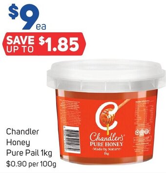 Foodland Chandler Honey Pure Pail 1kg offer