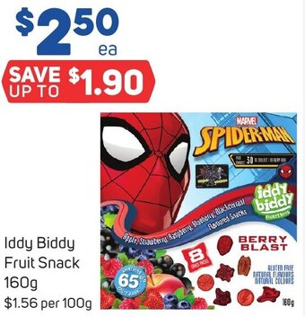 Foodland Iddy Biddy Fruit Snack 160g offer