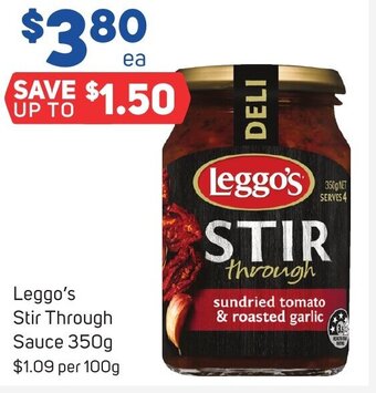 Foodland Leggo's Stir Through Sauce 350g offer