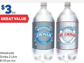 Foodland Woodroofe Drinks 2 Litre offer