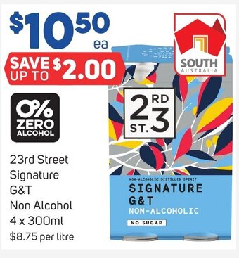 23rd Street Signature G&T Non Alcohol 4 x 300ml