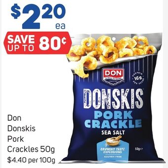 Don Donskis Pork Crackles 50g