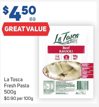 Foodland La Tosca Fresh Pasta 500g offer