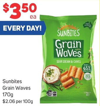 Foodland Sunbites Grain Waves 170g offer