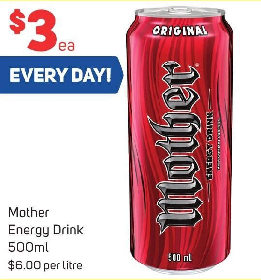 Mother Energy Drink 500ml offer at Foodland