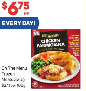 Foodland On The Menu Frozen Meals 320g offer