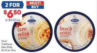 Chris' Traditional Dips 200g