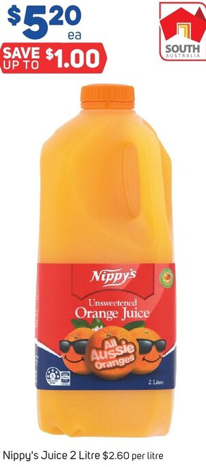 Foodland Nippy's Juice 2 Litre offer