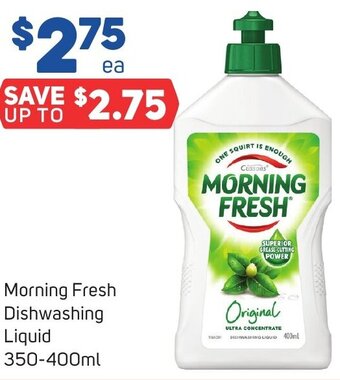 Foodland Morning Fresh Dishwashing Liquid 350-400ml offer