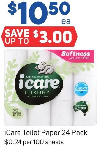 Foodland iCare Toilet Paper 24 Pack offer
