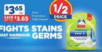 Foodland Duck Fresh Discs Toilet Cleaner offer