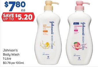 Foodland Johnson's Body Wash 1 Litre offer