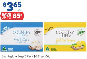 Foodland Country Life Soap 5 Pack offer