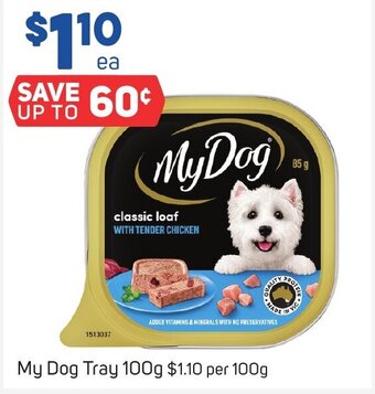 Foodland My Dog Tray 100g offer