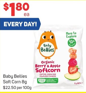 Foodland Baby Bellies Soft Corn 8g offer