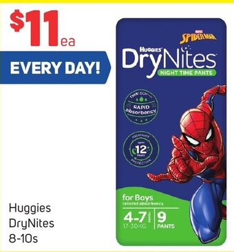 Foodland Huggies DryNites 8-10s offer