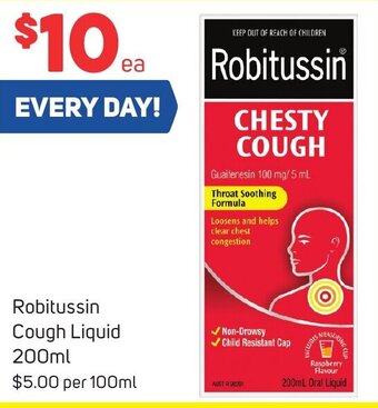 Robitussin Cough Liquid 200ml