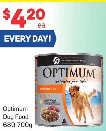 Foodland Optimum Dog Food 680-700g offer