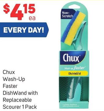 Foodland Chux Wash-Up Faster DishWand with Replaceable Scourer 1 Pack offer
