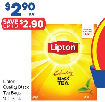 Foodland Lipton Quality Black Tea Bags 100 Pack offer