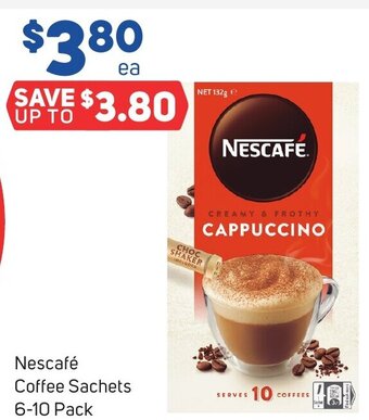 Foodland Nescafé Coffee Sachets 6-10 Pack offer