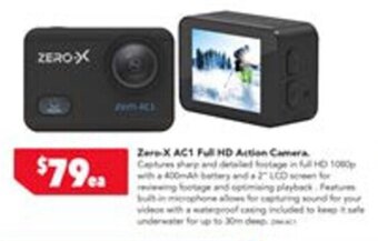 Harvey Norman Zero-X AC1 Full HD Action Camera offer