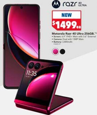 Harvey Norman Motorola Razr 40 Ultra 256GB offer