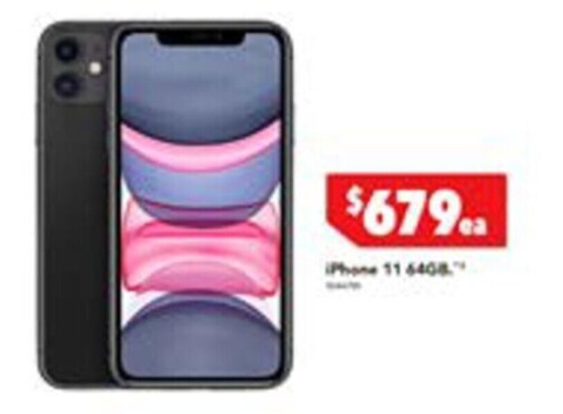 Iphone 11 64GB offer at Harvey Norman