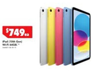 Harvey Norman Ipad (10th Gen) WI-FI 64GB offer