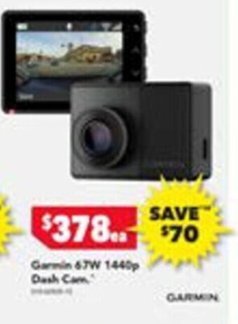 Garmin 67W 1440p Dash Cam