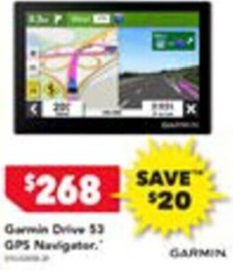 Harvey Norman Garmin Drive 53 GPS Navigator offer