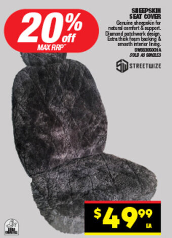 Autopro SEEPSKIN SEAT COVER offer